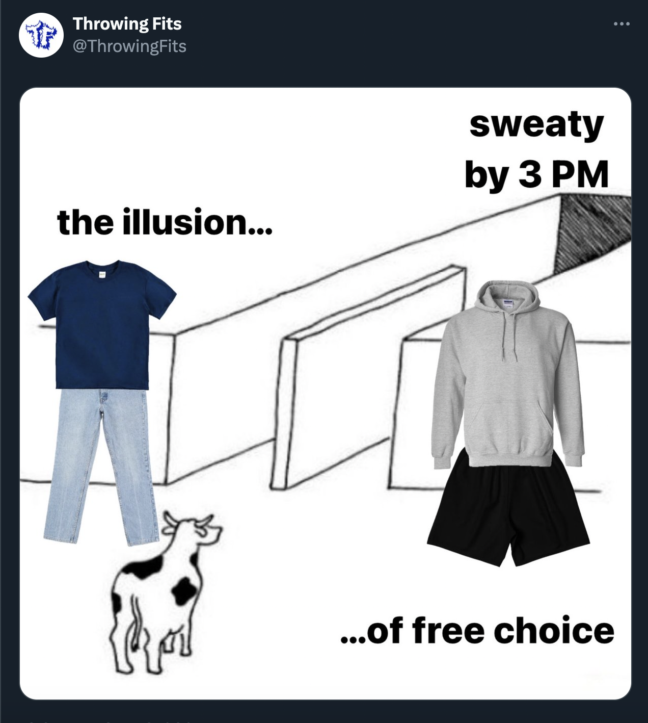 illusion of free choice coffee meme - Throwing Fits sweaty by 3 Pm the illusion... ...of free choice